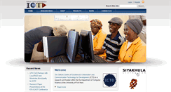 Desktop Screenshot of coe.ufh.ac.za